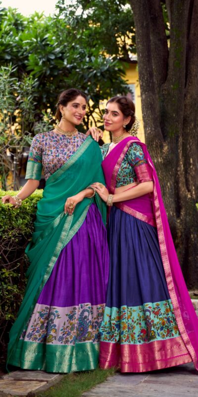 LNB 1244 Navy Blue in Aastha Silk Lace Work & Zari Work Lehenga Choli. Grab it for ₹1349. Delivery 4-6 Working Days. Shop now. | Lehenga, Bollywood Lehenga, Creative Lehenga, Designer Lehenga, Embroidered Lehenga, Party Wear Lehenga