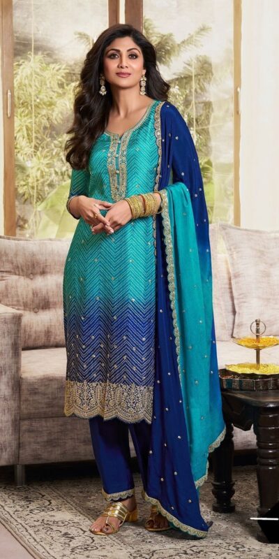 MF 1004 Navy Blue Chinoon Silk Salwar Suit with Embroidery Work. Available at ₹1749 only. Delivery 4-6 Working Days. Shop now. | Jump Suits, Tops & Bottoms, Track Suits, Salwar suit, Casual Suits, Creative suits, Designer Suits, Palazzo Suits, Party Wear Suits, Patiala Suits, Straight Suits, Trendy Wear