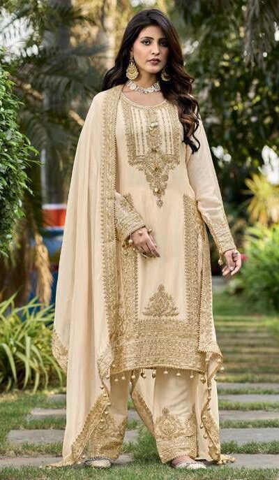 KF 1628 Off White Fuax Georgette Salwar Suit Perfect for Wedding, Party, Raksha Bandhan, Baisakhi, Sangeet – . Affordable Price ₹2399. Delivery 4-6 Working | Jump Suits, Tops & Bottoms, Track Suits, Salwar suit, Casual Suits, Creative suits, Designer Suits, Palazzo Suits, Party Wear Suits, Patiala Suits, Straight Suits, Trendy Wear