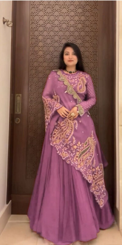 BE 400 Onion Color Georgette Lehenga Choli with Embroidery Work. Introductory Price ₹2149. Delivery 4-6 Working Days. Shop now. | Lehenga, Bollywood Lehenga, Creative Lehenga, Designer Lehenga, Embroidered Lehenga, Party Wear Lehenga