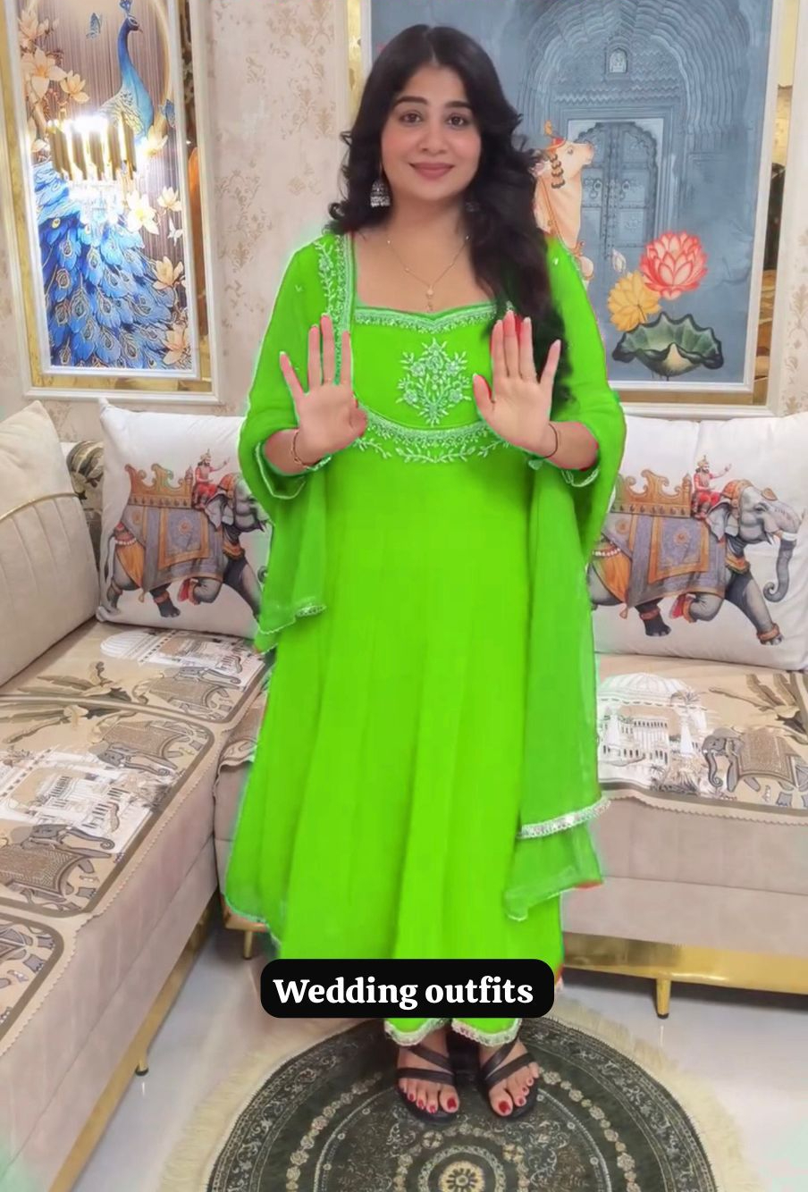 LG 2022 Parrot Green Georgette Salwar Suit with Lace Work & Embroidery Work. Exclusive Offer ₹1899. Delivery 4-6 Working Days. Shop now. | Jump Suits, Tops & Bottoms, Track Suits, Salwar suit, Casual Suits, Creative suits, Designer Suits, Palazzo Suits, Party Wear Suits, Patiala Suits, Straight Suits, Trendy Wear