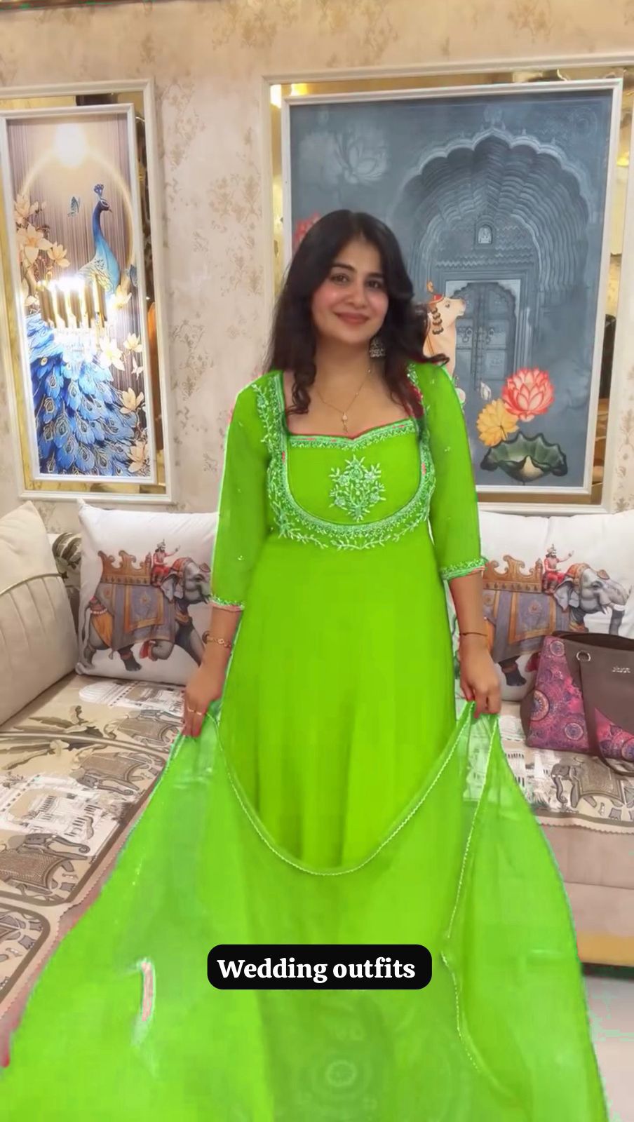 LG 2022 Parrot Green Georgette Salwar Suit with Lace Work & Embroidery Work. Exclusive Offer ₹1899. Delivery 4-6 Working Days. Shop now. | Jump Suits, Tops & Bottoms, Track Suits, Salwar suit, Casual Suits, Creative suits, Designer Suits, Palazzo Suits, Party Wear Suits, Patiala Suits, Straight Suits, Trendy Wear