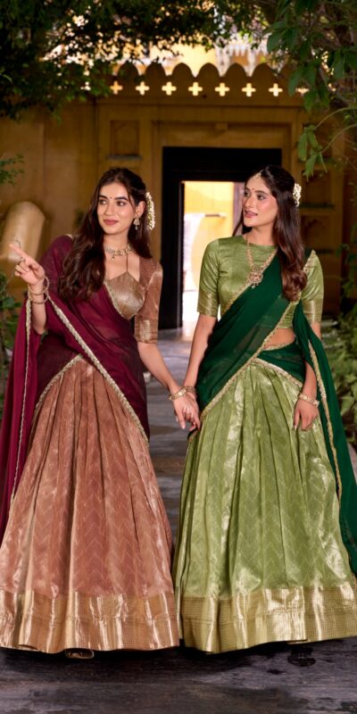 LNB 2026 Peach Color Dupion Silk Lehenga Choli With Zari Work.Wedding, Party, Festive, Events, Special Price ₹1999. Delivery 4-6 Working Days. Shop now. | Lehenga, Bollywood Lehenga, Creative Lehenga, Designer Lehenga, Embroidered Lehenga, Party Wear Lehenga