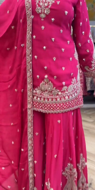 LG 2029 Pink Chinon Salwar Suit with Embroidery Work. Wedding, Party, Festive, Events, Special Price ₹2399. Delivery 4-6 Working Days. Shop now. | Jump Suits, Tops & Bottoms, Track Suits, Salwar suit, Casual Suits, Creative suits, Designer Suits, Palazzo Suits, Party Wear Suits, Patiala Suits, Straight Suits, Trendy Wear