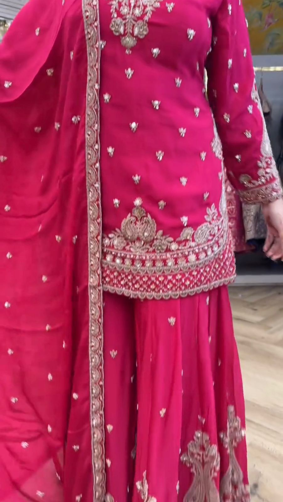 LG 2029 Pink Chinon Salwar Suit with Embroidery Work. Wedding, Party, Festive, Events, Special Price ₹2399. Delivery 4-6 Working Days. Shop now. | Jump Suits, Tops & Bottoms, Track Suits, Salwar suit, Casual Suits, Creative suits, Designer Suits, Palazzo Suits, Party Wear Suits, Patiala Suits, Straight Suits, Trendy Wear