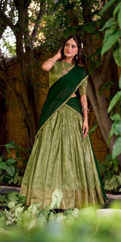 LNB 2026 Pista Color Dupion Silk Lehenga Choli With Zari Work.Wedding, Party, Festive, Events, Special Price ₹1999. Delivery 4-6 Working Days. Shop now. | Lehenga, Bollywood Lehenga, Creative Lehenga, Designer Lehenga, Embroidered Lehenga, Party Wear Lehenga