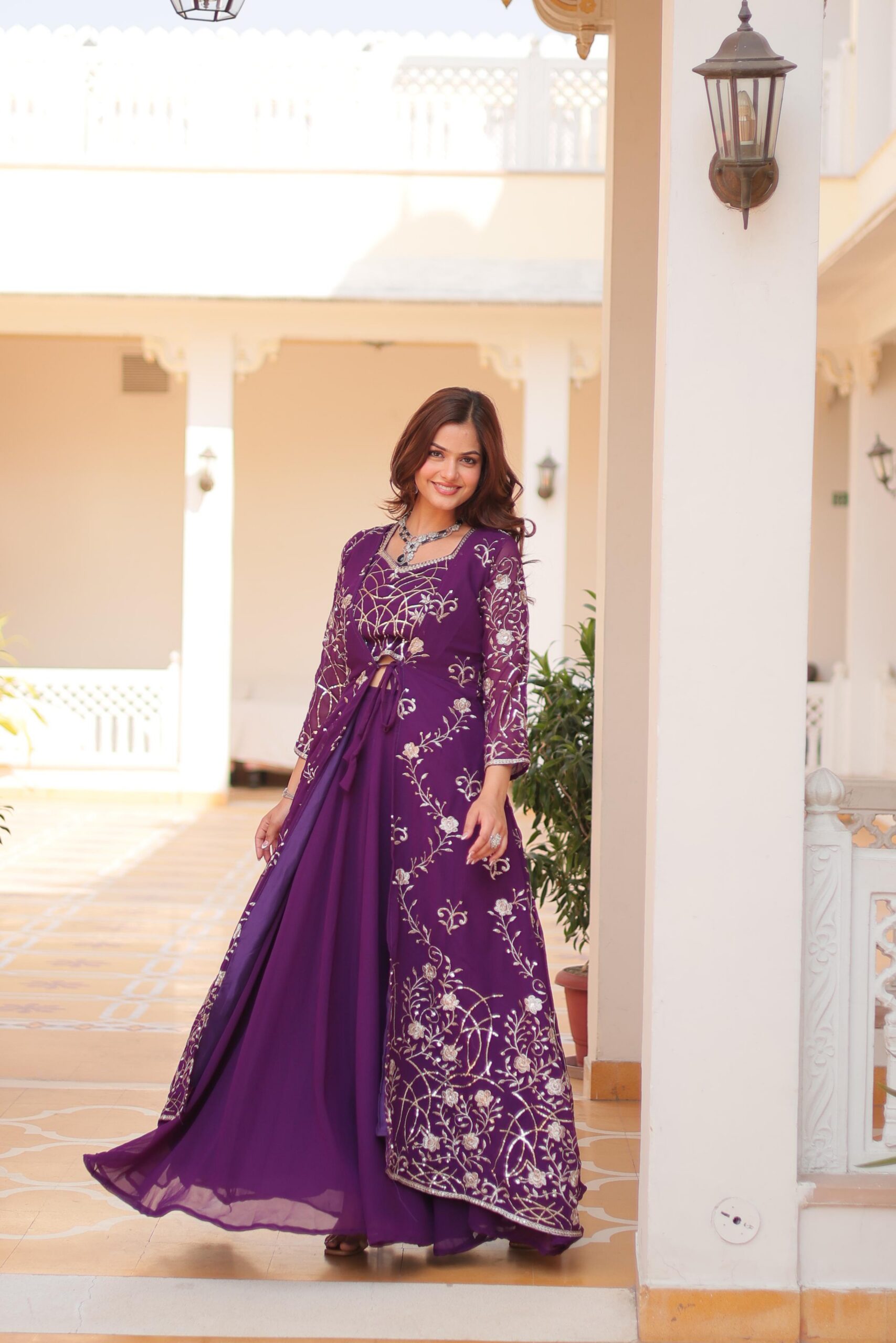 Ram 073 Purple Color Fox Georgette Lehenga Choli with Embroidery Work. Festive Deal ₹2149. Delivery 4-6 Working Days. Shop now. | Lehenga, Bollywood Lehenga, Creative Lehenga, Designer Lehenga, Embroidered Lehenga, Party Wear Lehenga