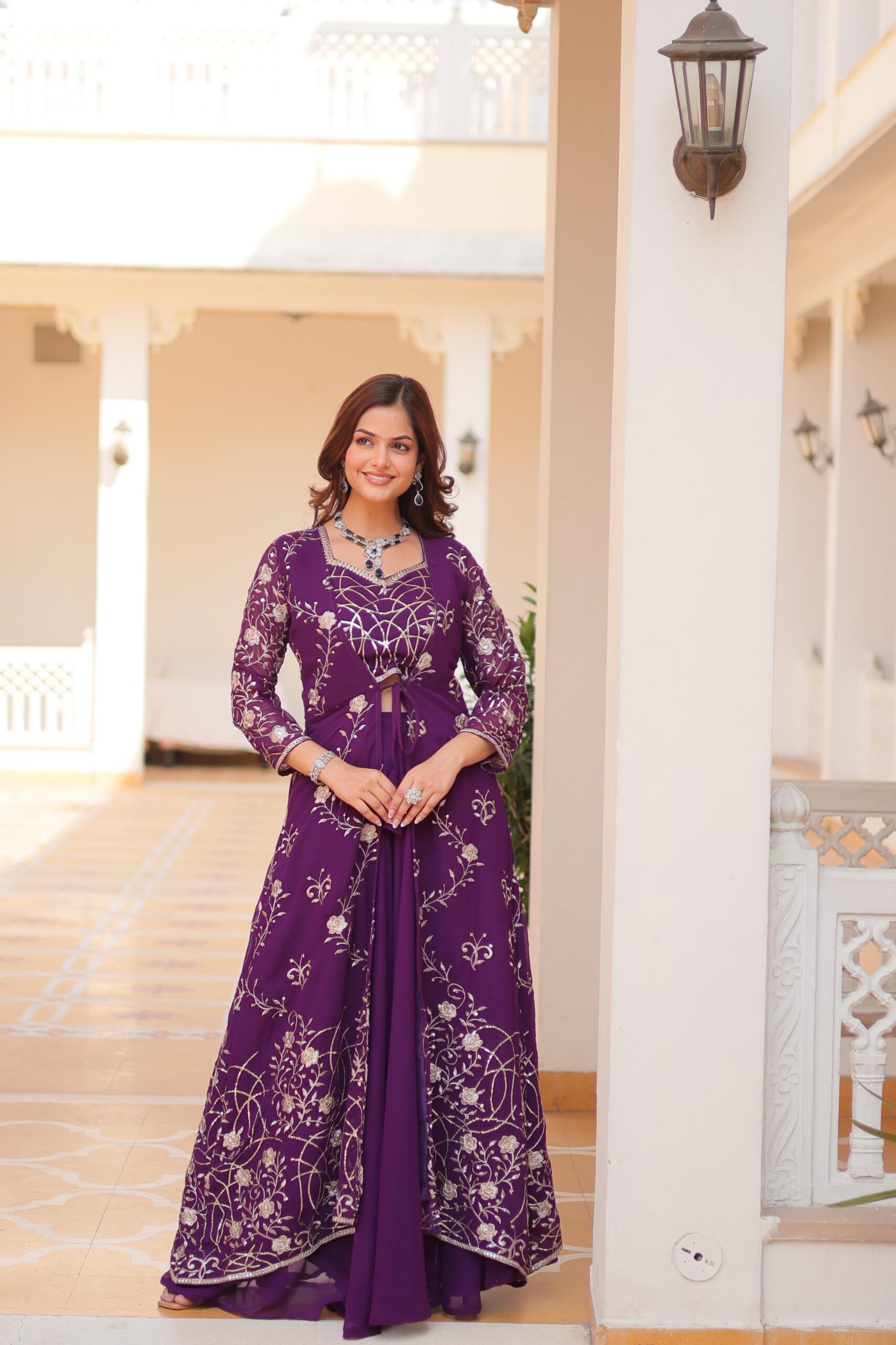 Ram 073 Purple Color Fox Georgette Lehenga Choli with Embroidery Work. Festive Deal ₹2149. Delivery 4-6 Working Days. Shop now. | Lehenga, Bollywood Lehenga, Creative Lehenga, Designer Lehenga, Embroidered Lehenga, Party Wear Lehenga