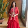 Ram 009 Red Chinon Lehenga Choli Perfect for Wedding, Party, Lohri, Reception, Anniversary – . Special Price ₹1999. Delivery 4-6 Working Days. Shop no | Lehenga, Bollywood Lehenga, Creative Lehenga, Designer Lehenga, Embroidered Lehenga, Party Wear Lehenga