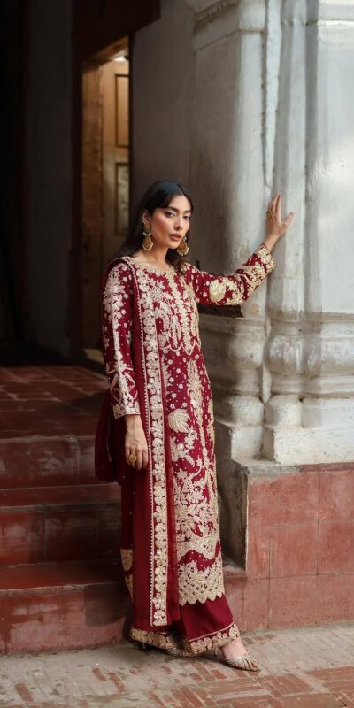 ZF 433 Red Faux Georgette Salwar Suit Perfect for Wedding, Party, Anniversary, Ethnic Day, Raksha Bandhan – . Introductory Price ₹2149. Delivery 4-6 Wor | Lehenga, Bollywood Lehenga, Creative Lehenga, Designer Lehenga, Embroidered Lehenga, Party Wear Lehenga