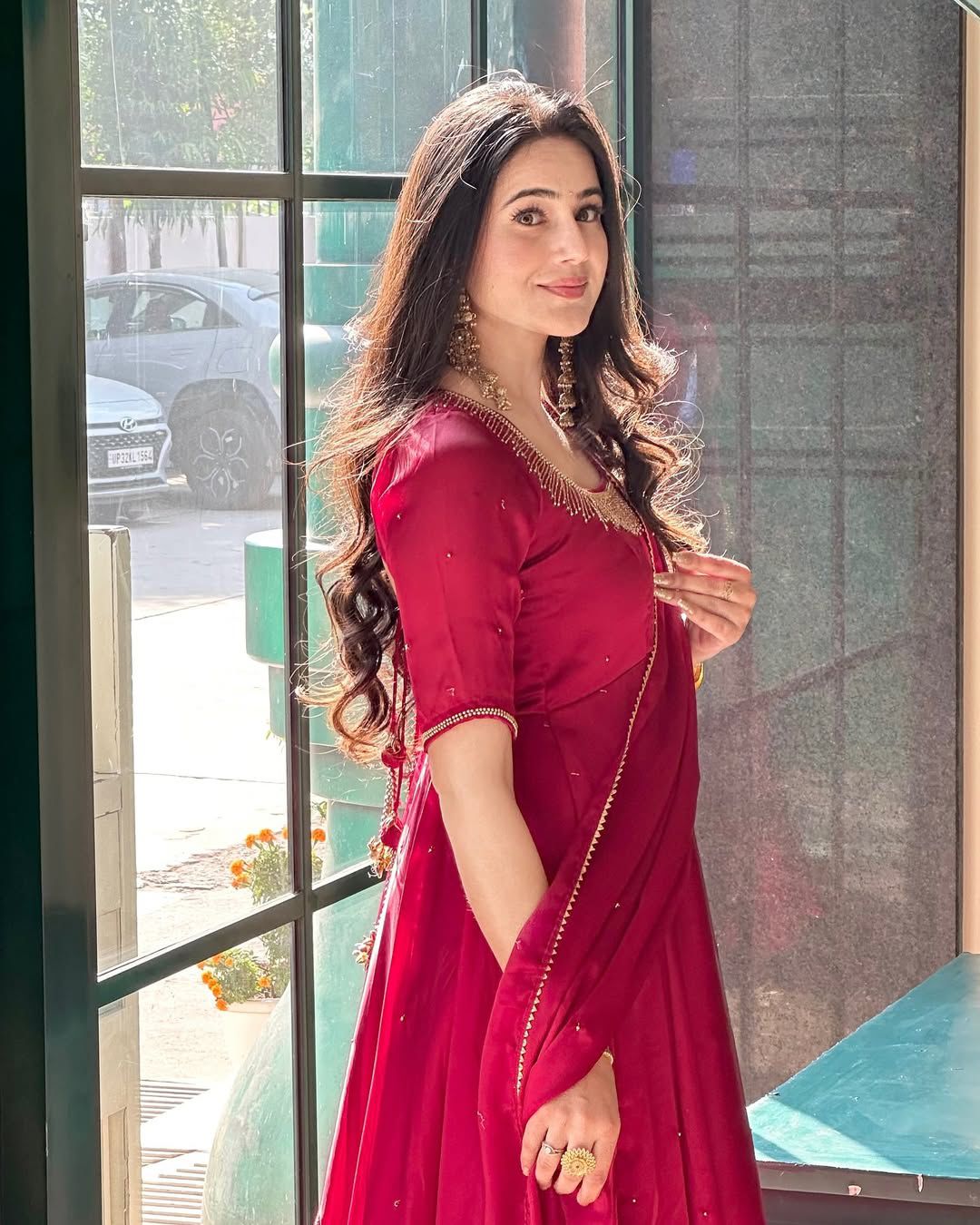 ZF 427 Red Fendy Silk Gown Perfect for Wedding, Party, Haldi, Reception, Holi – . Now at just ₹2099. Delivery 4-6 Working Days. Shop now. | Gowns, Bollywood Gowns, Creative Gowns, Designer Gowns, Embroidered Gowns, Party Wear Gowns