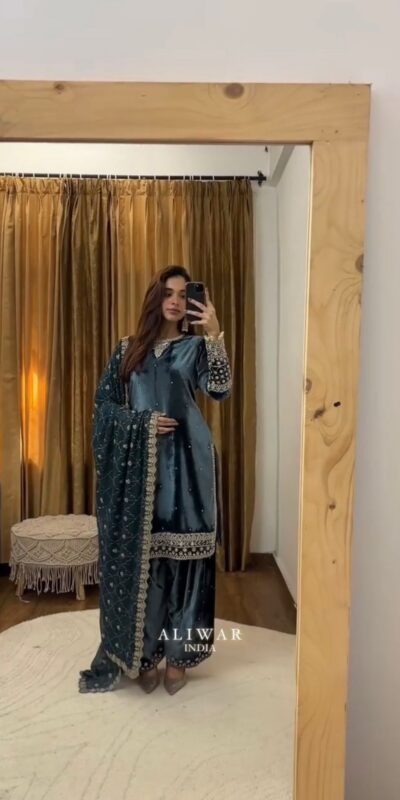 BE 412 Teal Georgette Salwar Suit with Embroidery Work. Wedding, Party, Festive, Events, Special Price ₹2149. Delivery 4-6 Working Days. Shop now. | Jump Suits, Tops & Bottoms, Track Suits, Salwar suit, Casual Suits, Creative suits, Designer Suits, Palazzo Suits, Party Wear Suits, Patiala Suits, Straight Suits, Trendy Wear