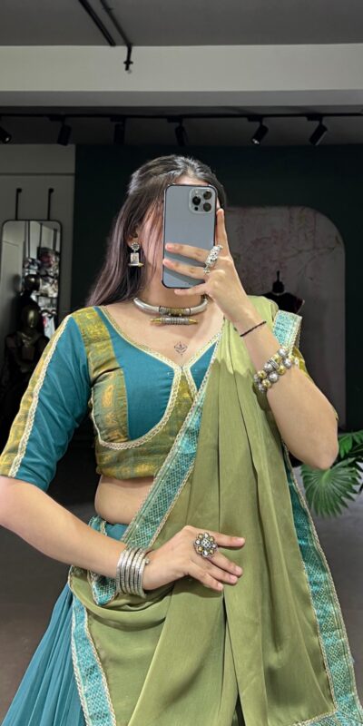 LNB 1608 Teal in Pure Rayon Zari Work & Lace Work Lehenga Choli . Special Price ₹2999. Delivery 4-6 Working Days. Shop now. | Lehenga, Bollywood Lehenga, Creative Lehenga, Designer Lehenga, Embroidered Lehenga, Party Wear Lehenga