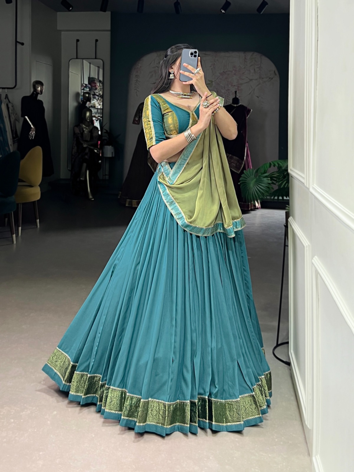 LNB 1608 Teal in Pure Rayon Zari Work & Lace Work Lehenga Choli . Special Price ₹2999. Delivery 4-6 Working Days. Shop now. | Lehenga, Bollywood Lehenga, Creative Lehenga, Designer Lehenga, Embroidered Lehenga, Party Wear Lehenga