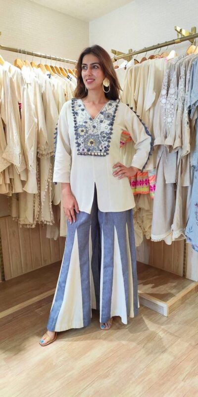 ZF 428 White Roman Silk Salwar Suit with Mirror & Embroidery Work. Introductory Price ₹2099. Delivery 4-6 Working Days. Shop now. | Jump Suits, Tops & Bottoms, Track Suits, Salwar suit, Casual Suits, Creative suits, Designer Suits, Palazzo Suits, Party Wear Suits, Patiala Suits, Straight Suits, Trendy Wear
