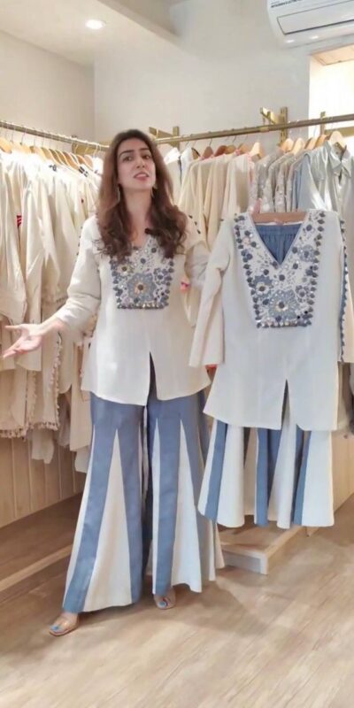 ZF 428 White Roman Silk Salwar Suit with Mirror & Embroidery Work. Introductory Price ₹2099. Delivery 4-6 Working Days. Shop now. | Lehenga, Bollywood Lehenga, Creative Lehenga, Designer Lehenga, Embroidered Lehenga, Party Wear Lehenga