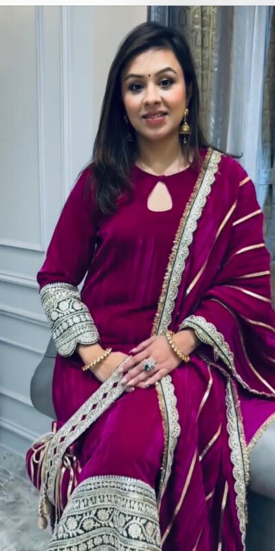 VLM 241 Wine in Crash Viscose Velvet Embroidery Work Salwar Suit . Affordable Price ₹2399. Delivery 4-6 Working Days. Shop now. | Jump Suits, Salwar suit, Casual Suits, Creative suits, Designer Suits, Palazzo Suits, Party Wear Suits, Patiala Suits, Straight Suits