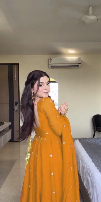 RTC 5924 Yellow Georgette Thread With Sequence Gown Perfect for Wedding, Party, Reception, Holi, Eid . Available at ₹1999 only. Delivery 4-6 Working Days. | Gowns, Bollywood Gowns, Creative Gowns, Designer Gowns, Embroidered Gowns, Party Wear Gowns