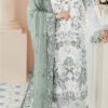 Sea Green Georgette With Embroidery Work Salwar Suit