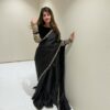 ST 403 Black in 9000 Velvet Embroidery Work & Lace Work Saree . Introductory Price ₹1999. Delivery 4-6 Working Days. Shop now. | Sarees, Bollywood Sarees, Creative Sarees, Designer Sarees, Embroidered Sarees, Ethnic Saree, Modern Digital sarees, Party Wear Sarees
