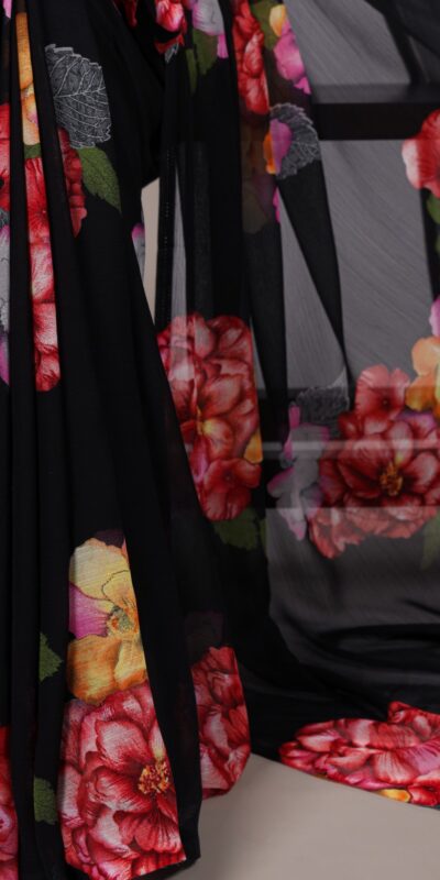 YNF 7009 Black Chiffon Saree with Lace Work. Wedding, Party, Festive, Events, Exclusive Offer ₹1749. Delivery 4-6 Working Days. Shop now. | Sarees, Bollywood Sarees, Creative Sarees, Designer Sarees, Embroidered Sarees, Ethnic Saree, Modern Digital sarees, Party Wear Sarees