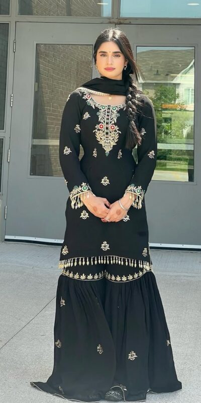 ZF 421 Black in Chinon Silk Lace Work & Embroidery Work Salwar Suit . Available at ₹1899 only. Delivery 4-6 Working Days. Shop now. | Jump Suits, Tops & Bottoms, Track Suits, Salwar suit, Casual Suits, Creative suits, Designer Suits, Palazzo Suits, Party Wear Suits, Patiala Suits, Straight Suits, Trendy Wear