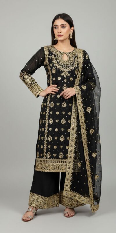 SRK 5231 Red Color Pure Chinnon Silk With Embroidery Sequence Work Salwar Suit Casual, Wedding, Party, Festive, Events Etc.4-6 Working Days@ 2699/-only | Jump Suits, Salwar suit, Casual Suits, Creative suits, Designer Suits, Palazzo Suits, Party Wear Suits, Patiala Suits, Straight Suits