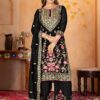 KF 1686 Black Faux Georgette Salwar Suit with Embroidery Work & Mirror Work. Exclusive Offer ₹2449. Delivery 4-6 Working Days. Shop now. | Jump Suits, Tops & Bottoms, Track Suits, Salwar suit, Casual Suits, Creative suits, Designer Suits, Palazzo Suits, Party Wear Suits, Patiala Suits, Straight Suits, Trendy Wear