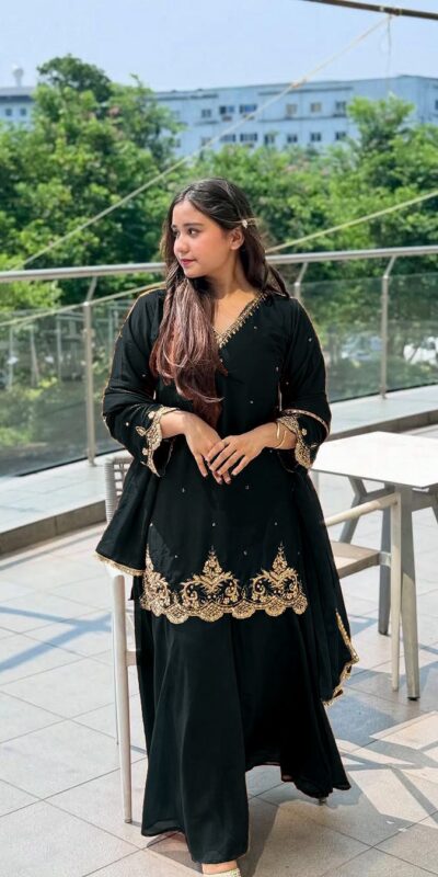 VLM 274 Black Fox Georgette Salwar Suit Perfect for Wedding, Party, Reception, Eid, Mehendi – . Introductory Price ₹1899. Delivery 4-6 Working Days. | Jump Suits, Salwar suit, Casual Suits, Creative suits, Designer Suits, Palazzo Suits, Party Wear Suits, Patiala Suits, Straight Suits