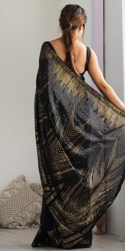 JR 626 Black Georgette Saree Perfect for Wedding, Party, Eid, Anniversary, Diwali – . Special Price ₹1799. Delivery 4-6 Working Days. Shop now. | Sarees, Bollywood Sarees, Creative Sarees, Designer Sarees, Embroidered Sarees, Ethnic Saree, Modern Digital sarees, Party Wear Sarees