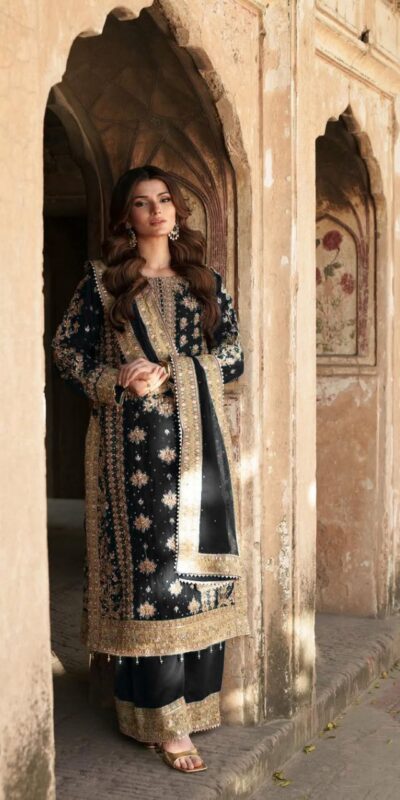 ZF 415 Black Color Georgette Sequence Work Salwar Suit Casual, Wedding, Festive, Events . Expected Delivery 4-6 Working Days @2149/- only | Jump Suits, Salwar suit, Casual Suits, Creative suits, Designer Suits, Palazzo Suits, Party Wear Suits, Patiala Suits, Straight Suits