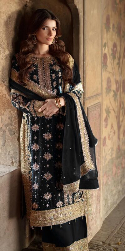 ZF 415 Black Color Georgette Sequence Work Salwar Suit Casual, Wedding, Festive, Events . Expected Delivery 4-6 Working Days @2149/- only | Jump Suits, Salwar suit, Casual Suits, Creative suits, Designer Suits, Palazzo Suits, Party Wear Suits, Patiala Suits, Straight Suits