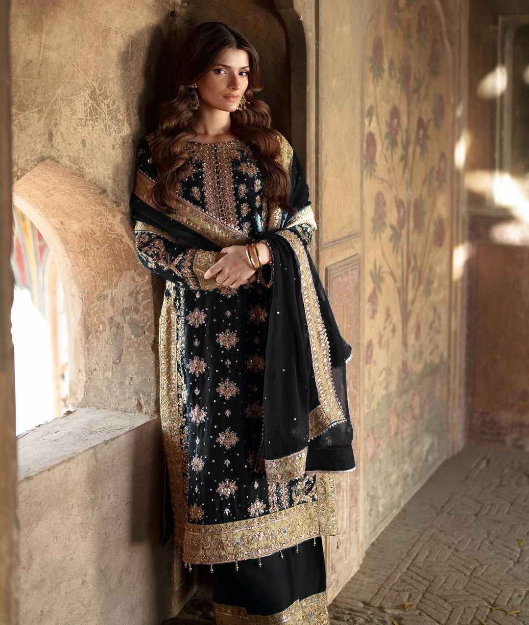 ZF 415 Black Color Georgette Sequence Work Salwar Suit Casual, Wedding, Festive, Events . Expected Delivery 4-6 Working Days @2149/- only | Jump Suits, Salwar suit, Casual Suits, Creative suits, Designer Suits, Palazzo Suits, Party Wear Suits, Patiala Suits, Straight Suits