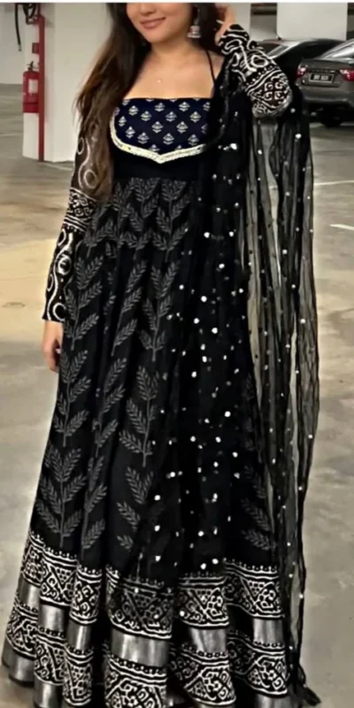 RTC 5960 Black Natural crep Salwar Suit with Lace Work & Digital Print. Grab it for ₹1999. Delivery 4-6 Working Days. Shop now. | Jump Suits, Salwar suit, Casual Suits, Creative suits, Designer Suits, Palazzo Suits, Party Wear Suits, Patiala Suits, Straight Suits