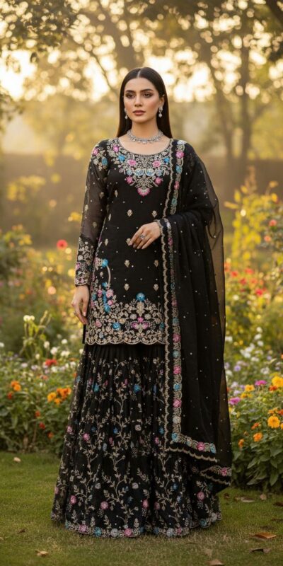 RTC 5956 Black Organza Silk Salwar Suit Perfect for Wedding, Party, Mehendi, Lohri, Housewarming – . Special Price ₹3049. Delivery 4-6 Working Days. | Jump Suits, Salwar suit, Casual Suits, Creative suits, Designer Suits, Palazzo Suits, Party Wear Suits, Patiala Suits, Straight Suits