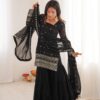 SRK 5317 Black Georgette Salwar Suit with Embroidery Work. Wedding, Party, Festive Best Price ₹2399. Delivery 4-6 Working Days. Shop now. | Jump Suits, Salwar suit, Casual Suits, Creative suits, Designer Suits, Palazzo Suits, Party Wear Suits, Patiala Suits, Straight Suits
