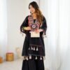 MF 912 Black in Rayon Cotton Embroidery & Mirror Work Salwar Suit . Introductory Price ₹1899. Delivery 4-6 Working Days. Shop now. | Jump Suits, Salwar suit, Casual Suits, Creative suits, Designer Suits, Palazzo Suits, Party Wear Suits, Patiala Suits, Straight Suits