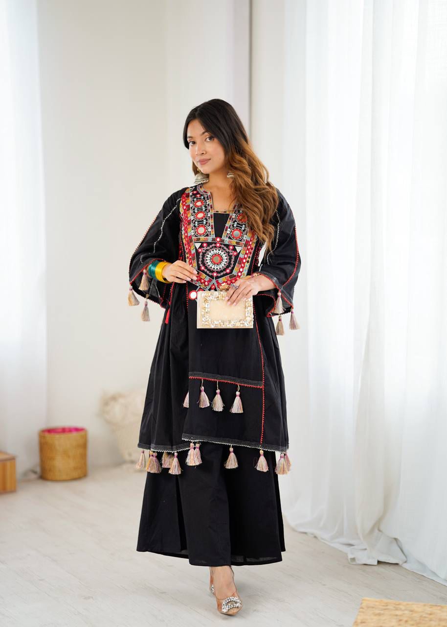 MF 912 Black in Rayon Cotton Embroidery & Mirror Work Salwar Suit . Introductory Price ₹1899. Delivery 4-6 Working Days. Shop now. | Jump Suits, Tops & Bottoms, Track Suits, Salwar suit, Casual Suits, Creative suits, Designer Suits, Palazzo Suits, Party Wear Suits, Patiala Suits, Straight Suits, Trendy Wear