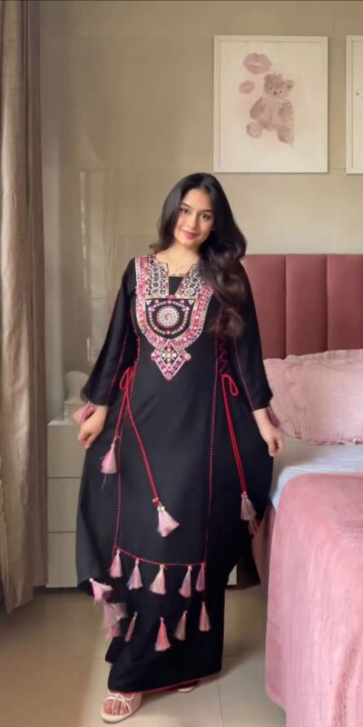 KD 1516 Black Rayon Thread With Real Mirror Work Salwar Suit. Wedding, Party, Festive, Events, Best Price ₹1999. Delivery 4-6 Working Days. Shop now. | Jump Suits, Tops & Bottoms, Track Suits, Salwar suit, Casual Suits, Creative suits, Designer Suits, Palazzo Suits, Party Wear Suits, Patiala Suits, Straight Suits, Trendy Wear