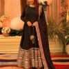 ZSR 3152 Black Color Roman silk Gown with Embroidery Work & Lace Work. Grab it for ₹2599. Delivery 4-6 Working Days. Shop now. | Gowns, Bollywood Gowns, Creative Gowns, Designer Gowns, Embroidered Gowns, Party Wear Gowns