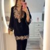 LG 2037 Black in Velvet Embroidery Work Salwar Suit. Wedding, Party, Festive, Events Get it for ₹1799. Delivery 4-6 Working Days. Shop now. | Jump Suits, Tops & Bottoms, Track Suits, Salwar suit, Casual Suits, Creative suits, Designer Suits, Palazzo Suits, Party Wear Suits, Patiala Suits, Straight Suits, Trendy Wear