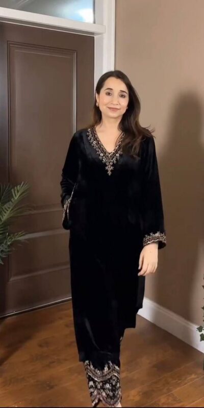 RTC 5810 Black Viscose velvet Salwar Suit. Perfect for Wedding, Party, Baby Shower, Housewarming, Eid – Get it for ₹1999. Delivery 4-6 Working Days. | Jump Suits, Salwar suit, Casual Suits, Creative suits, Designer Suits, Palazzo Suits, Party Wear Suits, Patiala Suits, Straight Suits