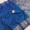 MB 197 Blue Color Banarasi Silk Saree with Zari Work & Lace Work. Exclusive Offer ₹1899. Delivery 4-6 Working Days. Shop now. | Sarees, Bollywood Sarees, Creative Sarees, Designer Sarees, Embroidered Sarees, Ethnic Saree, Modern Digital sarees, Party Wear Sarees