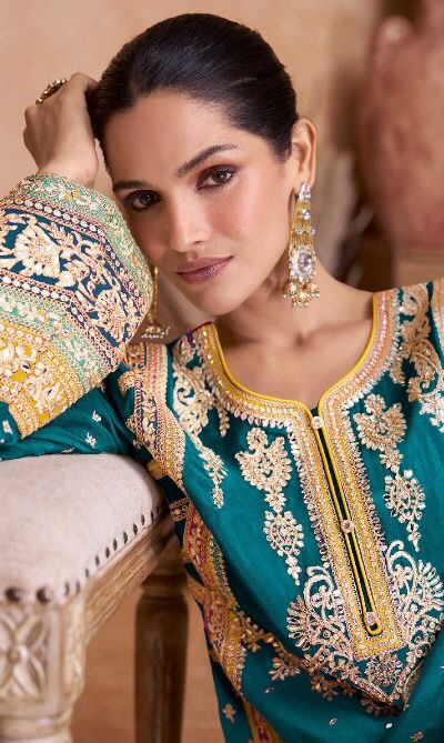 DS Ashirvad 7406 Blue in Color Chinon Embroidery Work Salwar Suit . Special Price ₹2449. Delivery 4-6 Working Days. Shop now. | Jump Suits, Tops & Bottoms, Track Suits, Salwar suit, Casual Suits, Creative suits, Designer Suits, Palazzo Suits, Party Wear Suits, Patiala Suits, Straight Suits, Trendy Wear