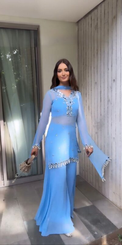 RTC 5779 Blue Faux Georgette Salwar Suit with Cowrie Work & Mirror Work. Best Price ₹1949. Delivery 4-6 Working Days. Shop now. | Jump Suits, Salwar suit, Casual Suits, Creative suits, Designer Suits, Palazzo Suits, Party Wear Suits, Patiala Suits, Straight Suits