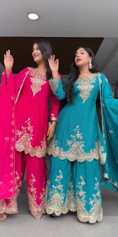 KD 1542 Blue in Color Faux Georgette Thread Embroidery Salwar Suit . Festive Deal ₹2399. Delivery 4-6 Working Days. Shop now. | Jump Suits, Salwar suit, Casual Suits, Creative suits, Designer Suits, Palazzo Suits, Party Wear Suits, Patiala Suits, Straight Suits