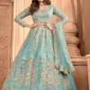 FC 8356 Blue in Color Heavy Net Embroidery Work Salwar Suit . Wedding, Party, Festive, Events, Special Price ₹3199. Delivery 4-6 Working Days. Shop now. | Jump Suits, Tops & Bottoms, Track Suits, Salwar suit, Casual Suits, Creative suits, Designer Suits, Palazzo Suits, Party Wear Suits, Patiala Suits, Straight Suits, Trendy Wear