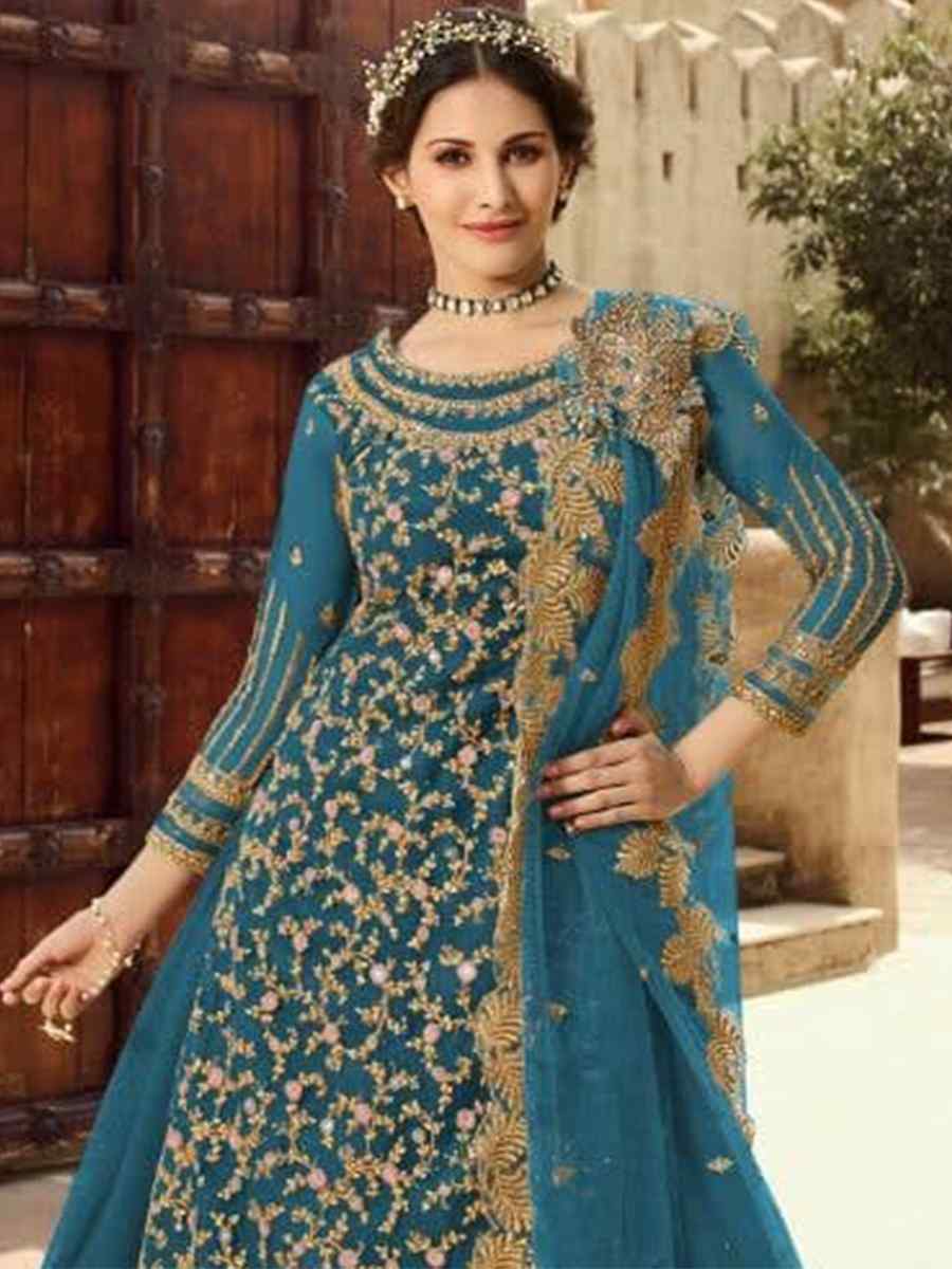 DS 15030 Blue Soft Net Salwar Suit Perfect for Wedding, Party, Baisakhi, Makar Sankranti, Pongal – . Special Price ₹2649. Delivery 4-6 Working | Jump Suits, Tops & Bottoms, Track Suits, Salwar suit, Casual Suits, Creative suits, Designer Suits, Palazzo Suits, Party Wear Suits, Patiala Suits, Straight Suits, Trendy Wear
