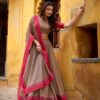LNB 1901 Chiku Pure Chanderi Lehenga Choli with Embroidery Work & Thread Embroidery. Introductory Price ₹2399. Delivery 4-6 Working Days. Shop now. | Lehenga, Bollywood Lehenga, Creative Lehenga, Designer Lehenga, Embroidered Lehenga, Party Wear Lehenga
