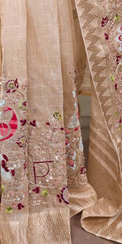 YNF 7401 Cream in Zari Kota Tissue Zari Work & Embroidery Work Saree . Get it for ₹3199. Delivery 4-6 Working Days. Shop now. | Sarees, Bollywood Sarees, Creative Sarees, Designer Sarees, Embroidered Sarees, Ethnic Saree, Modern Digital sarees, Party Wear Sarees